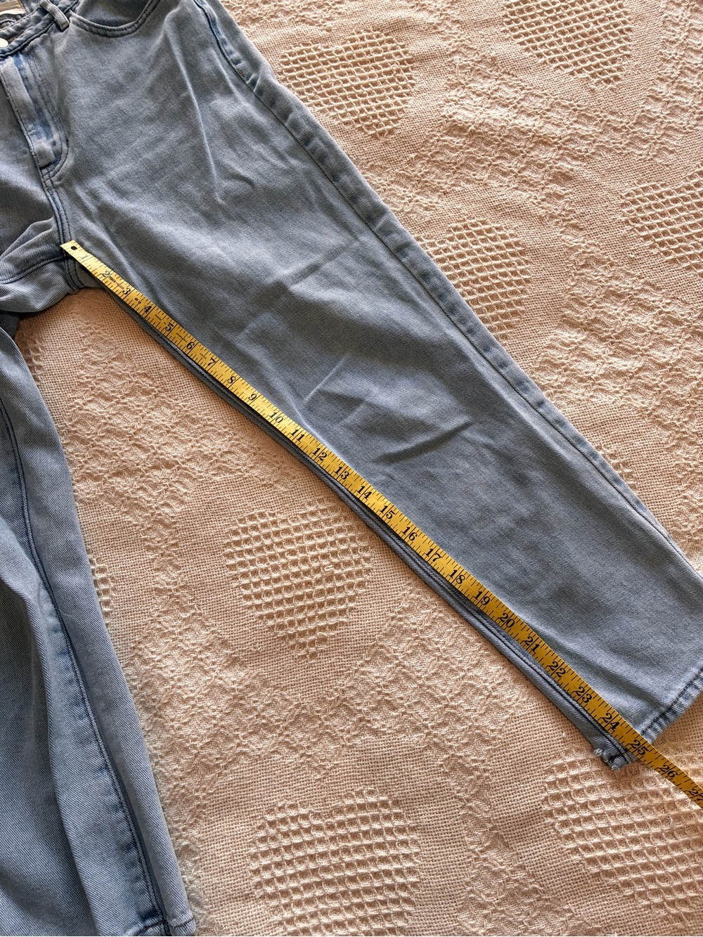 PACSUN Mom Jeans Light Wash Blue Denim Cotton High Rise Women’s Size 27 - Picture 5 of 12